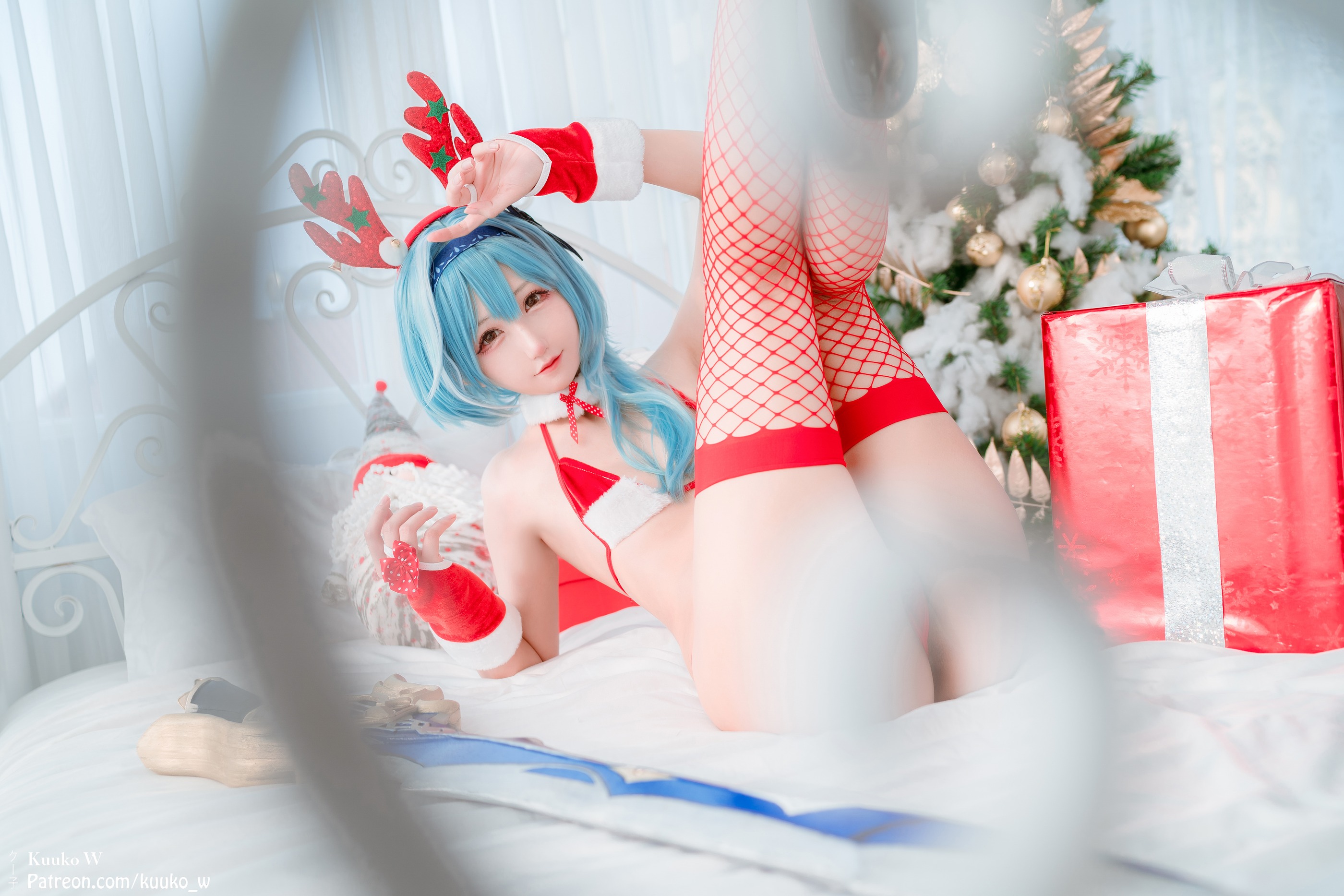 图片[1]-Kuuko W – NO.110 XMAS Eula[19P]-XikXak